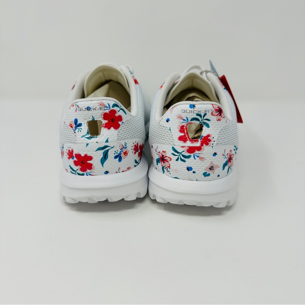 Skechers GOwalk Classic floral print washable bungee sneakers women's 8.5 - Picture 6 of 13